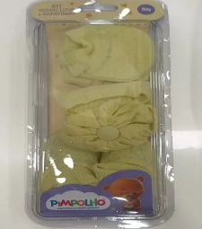 Imagem de capa de Ac Pimpolho Touca Luva Pantufa 60311 Amarelo