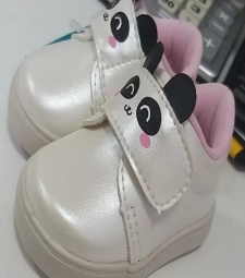 Imagem de capa de Cf Pimpolho Tenis 27855c Velcro Panda 16