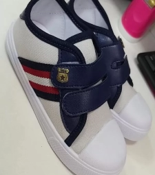 Imagem de capa de Cm Keto Tenis 24016216 Velcro Listra Marinho 23