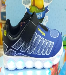 Imagem de capa de Cm Ortope Tenis 2092096 Led Velcro Azul 23