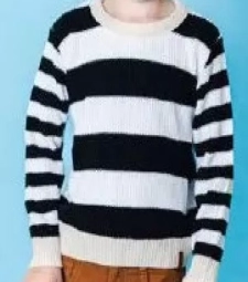 Imagem de capa de Mim Mini Lord Blusa 714 Tricot Listras 08