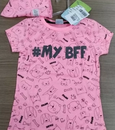 Imagem de capa de Mvf Fakini Camiseta 03301 Mc Bff Bandana 06