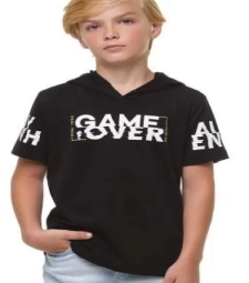 Imagem de capa de Mvm Onda Camiseta 100 Preta Game Over 08